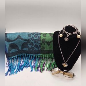 Lot of Accessories Pashmina Scarf Calvin Klein Sunglasses Unbranded Jewelry